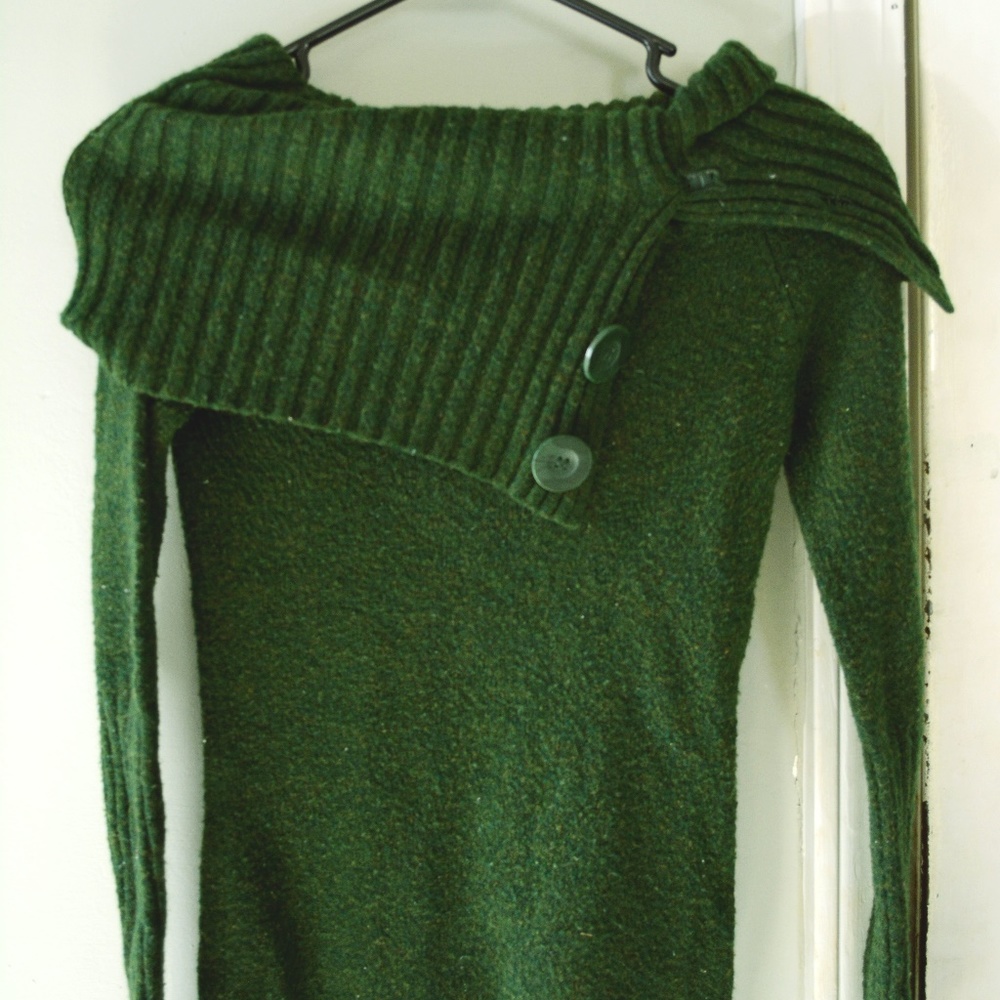 Olive green sweater